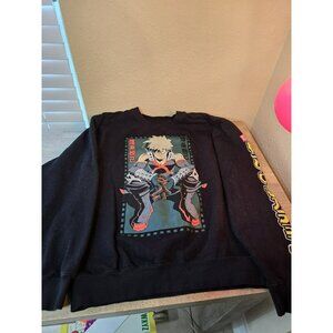 hot topic, my hero academia Sweater Pullover Size Small Black